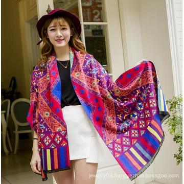 Hot vintage ethnic women,plain infinity scarf wholesale